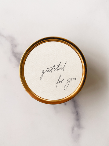 "Grateful for You" - Travel Candle - Thumbnail 2