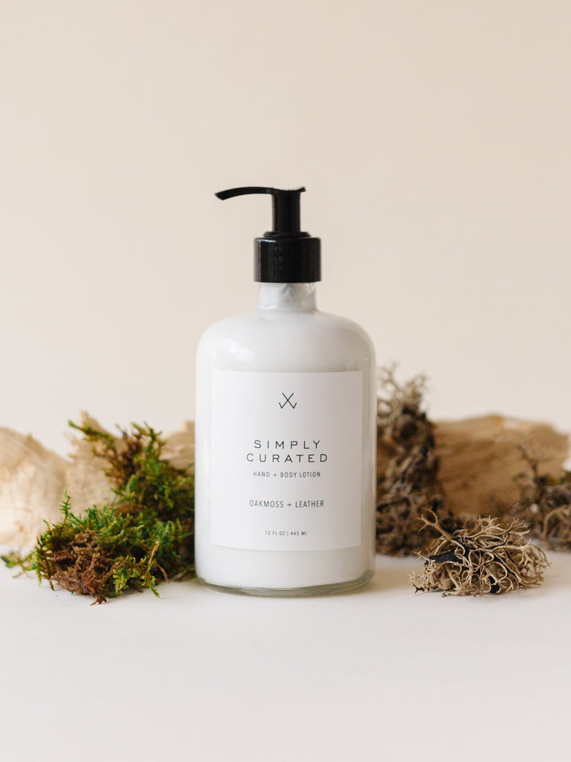 Oakmoss + Leather Hand + Body Lotion