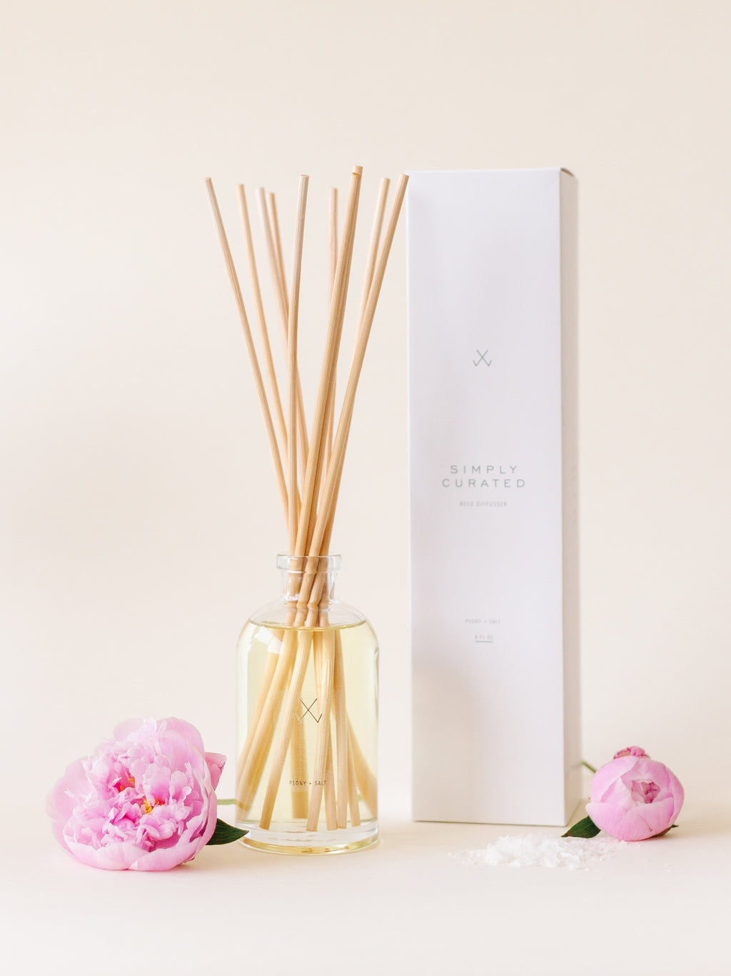 Peony + Salt Reed Diffuser – Simply Curated
