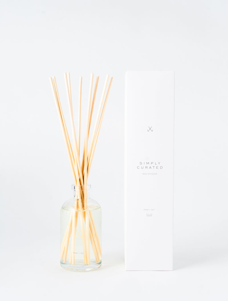Peony + Salt Reed Diffuser – Simply Curated