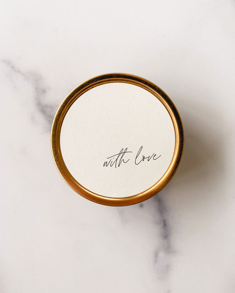 "With Love" - Travel Candle
